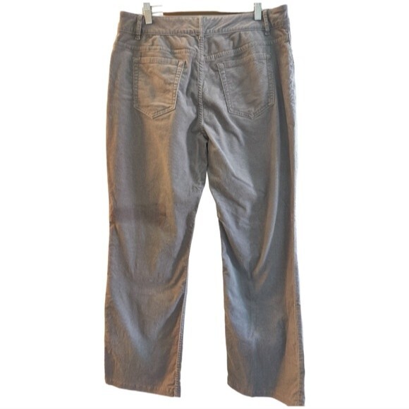 Pendleton Gray Straight Leg Corduroy Pants - Size 12 - Picture 2 of 9